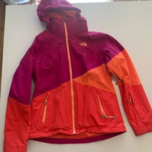 Pink & Orange North Face Shell - condition:like new